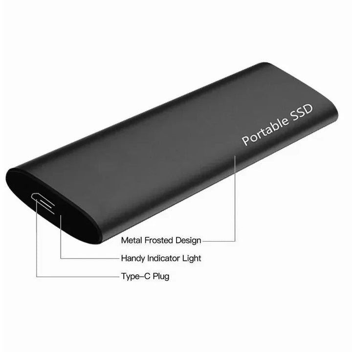 4 TB draagbare externe harde schijf met USB-C voor gegevensopslag