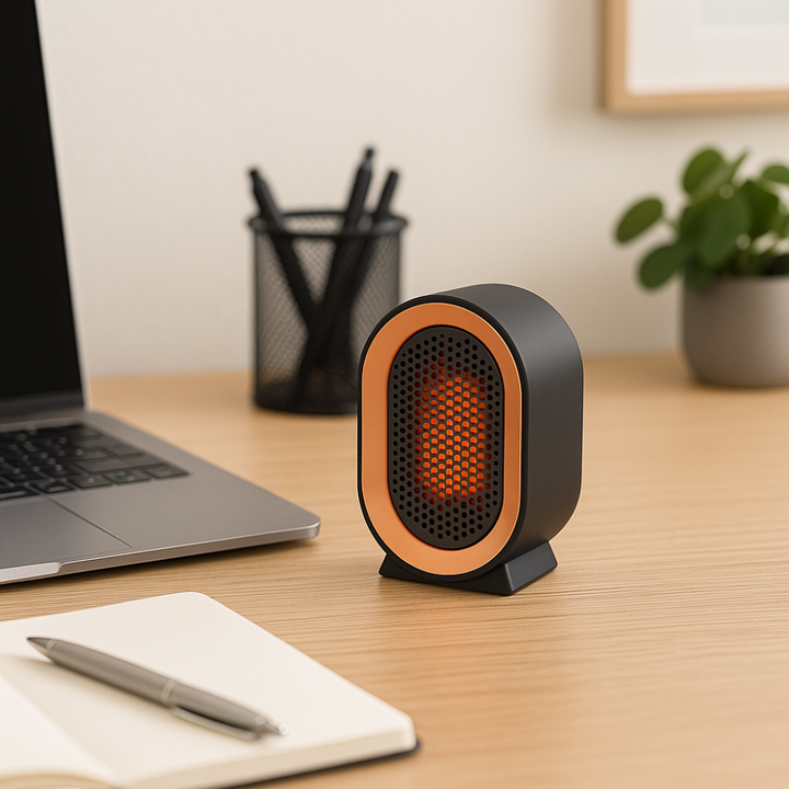 Keramische ventilatorkachel met twee standen, stil onder 36 dB
