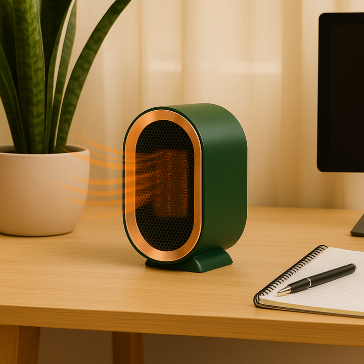 Keramische ventilatorkachel met twee standen, stil onder 36 dB