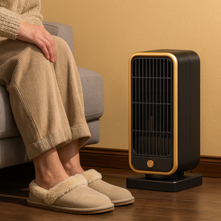 Vierkante keramische kachel 500W, stil en kantelveilig
