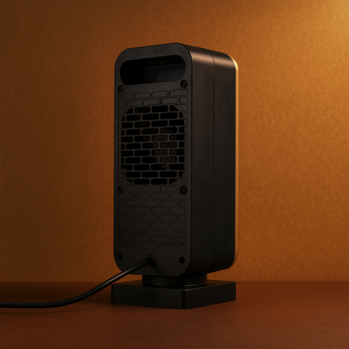 Vierkante keramische kachel 500W, stil en kantelveilig
