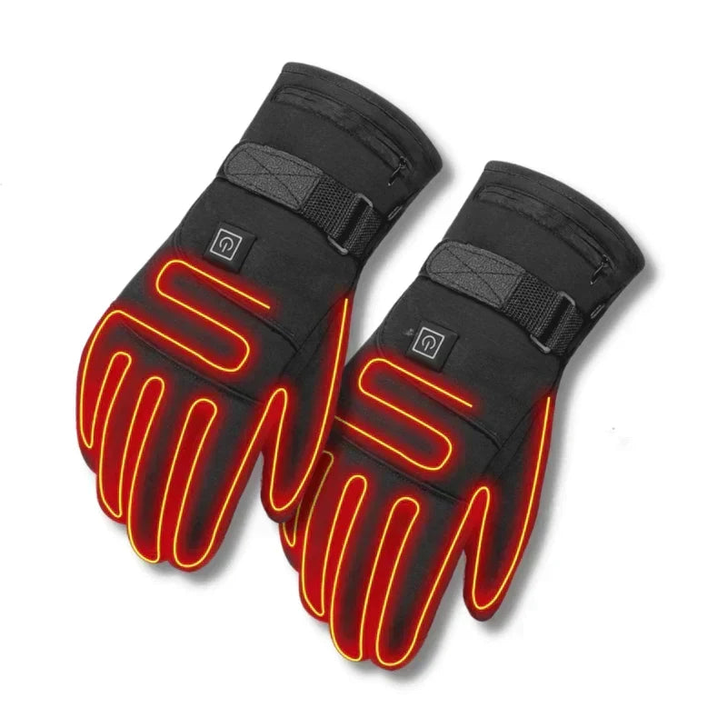 Waterdichte verwarmde handschoenen met touchscreenfunctie