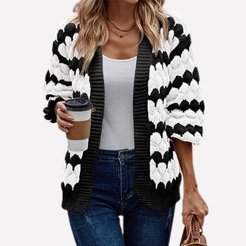 Vrouwen Open-Front Cardigan – Stijlvol en Veelzijdig Laagjesstuk