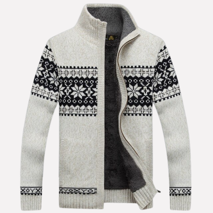 Heren Gehaakte Winter Cardigan