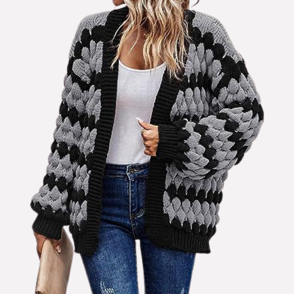 Vrouwen Open-Front Cardigan – Stijlvol en Veelzijdig Laagjesstuk
