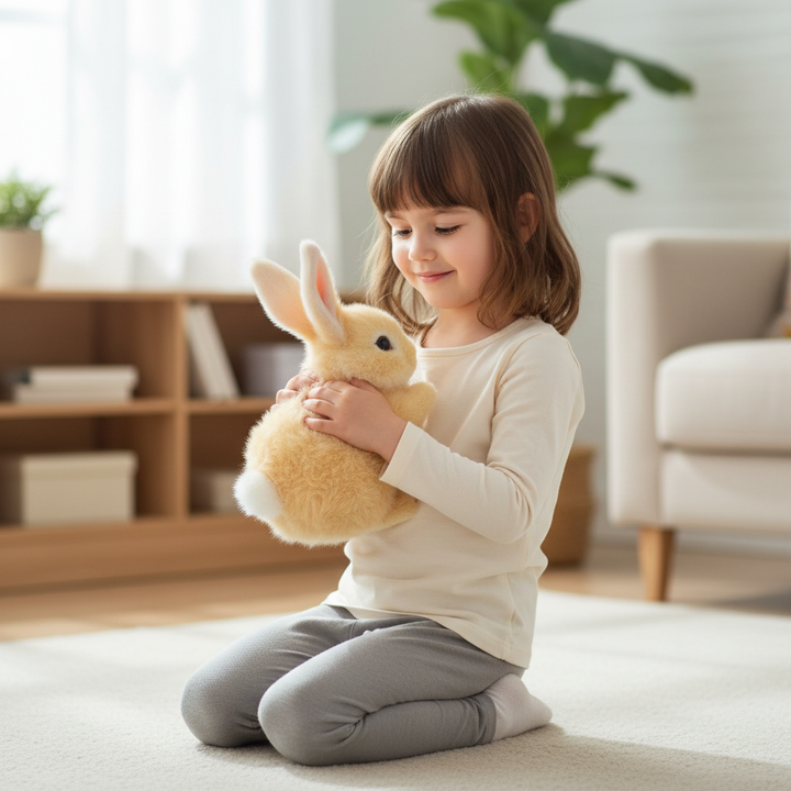 BunnyLoom Interactieve Pluche | Speelgoed met realistisch springend konijn voor kinderen