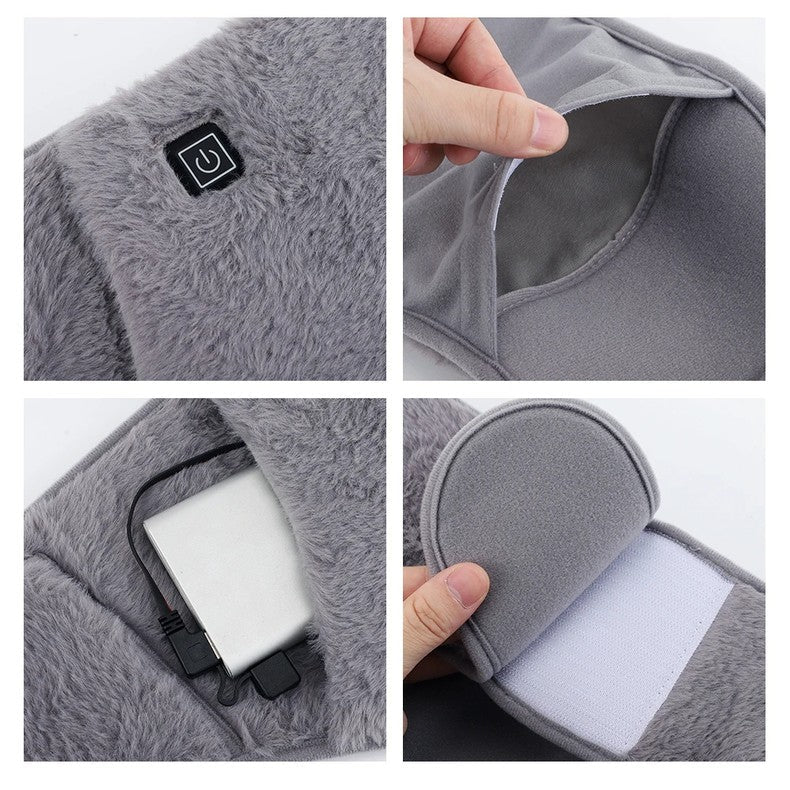 USB-warmteriem voor buik en handen met drie standen