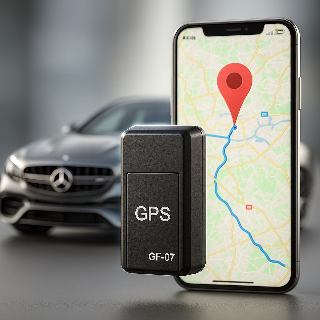 Mini-gps-tracker voor auto's – geen abonnement nodig