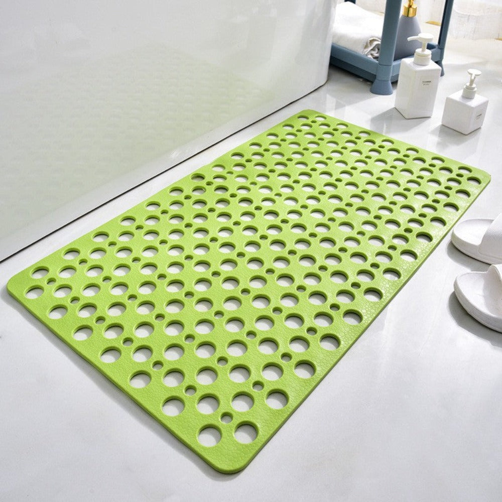 Snel afwaterende antislip douchemat met zuignappen voor stevige grip