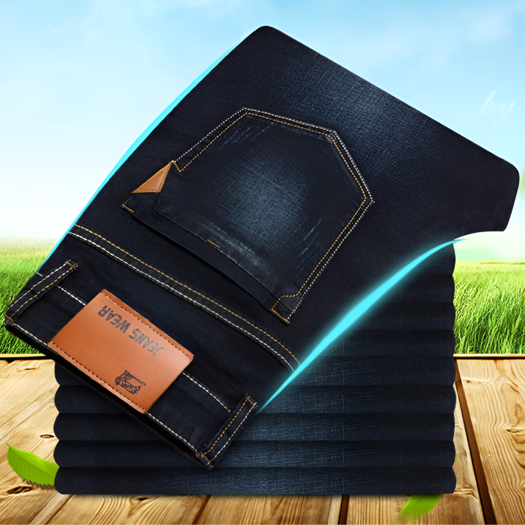 Heren jeans met rechte pijpen - Duurzame denim
