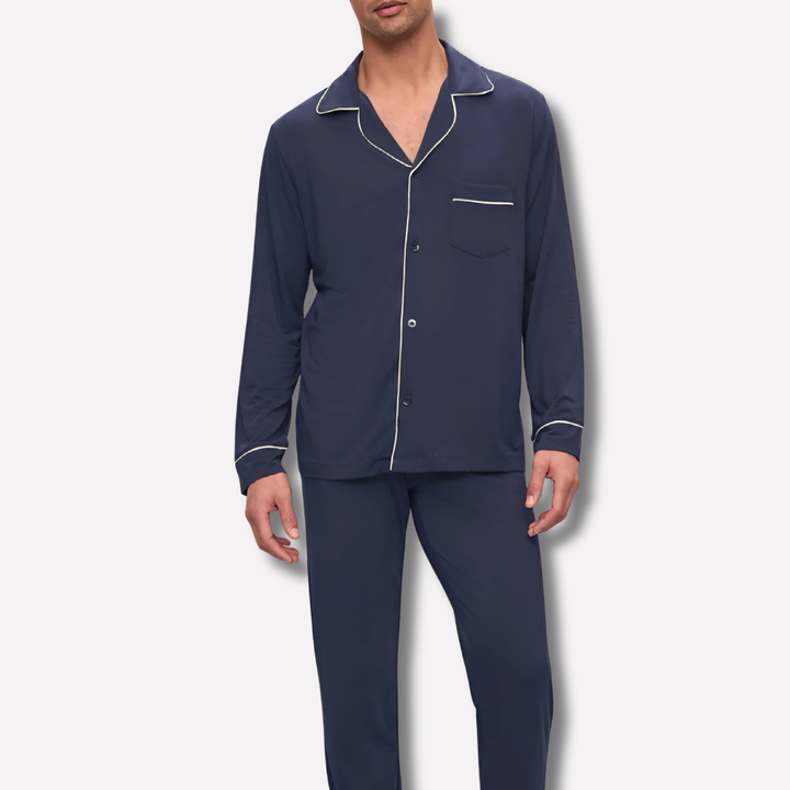 Comfortabele katoenen pyjama voor heren