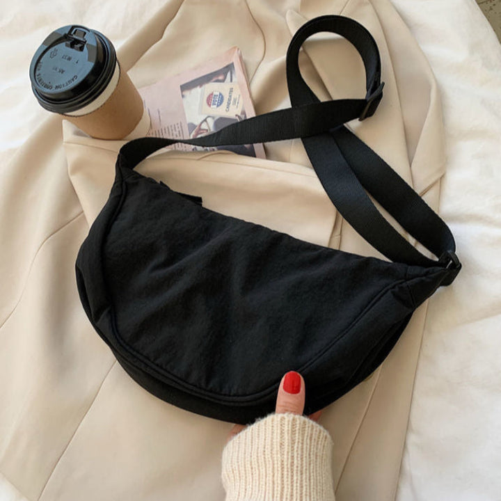 Ruime Nylon Schoudertas voor Dames