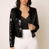 Elegante glittercardigan met lange mouwen