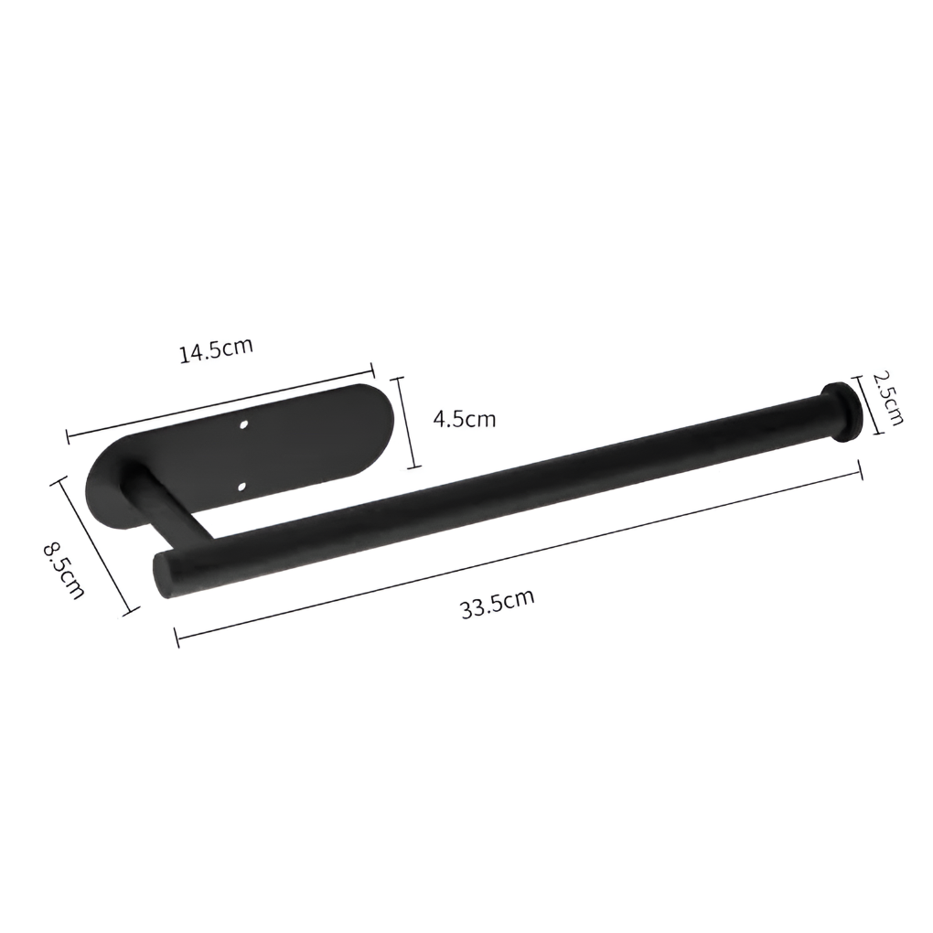 Moderne minimalistische toiletrolhouder van roestvrij staal