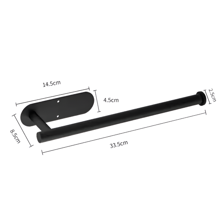 Moderne minimalistische toiletrolhouder van roestvrij staal
