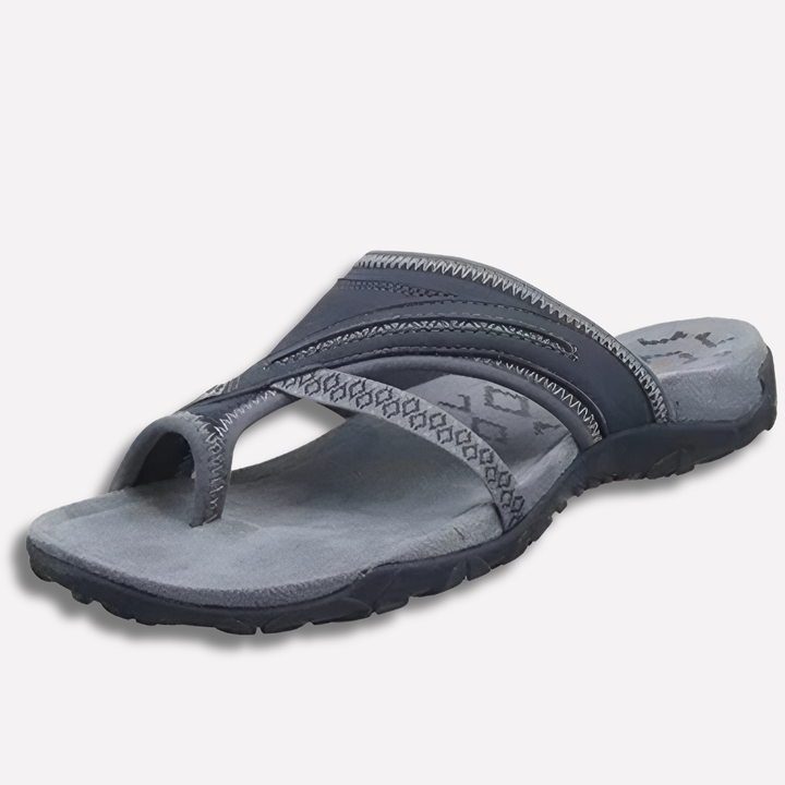 Comfortabele sandalen met gekruiste bandjes