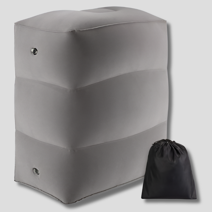 Opblaasbare reisvoetensteun