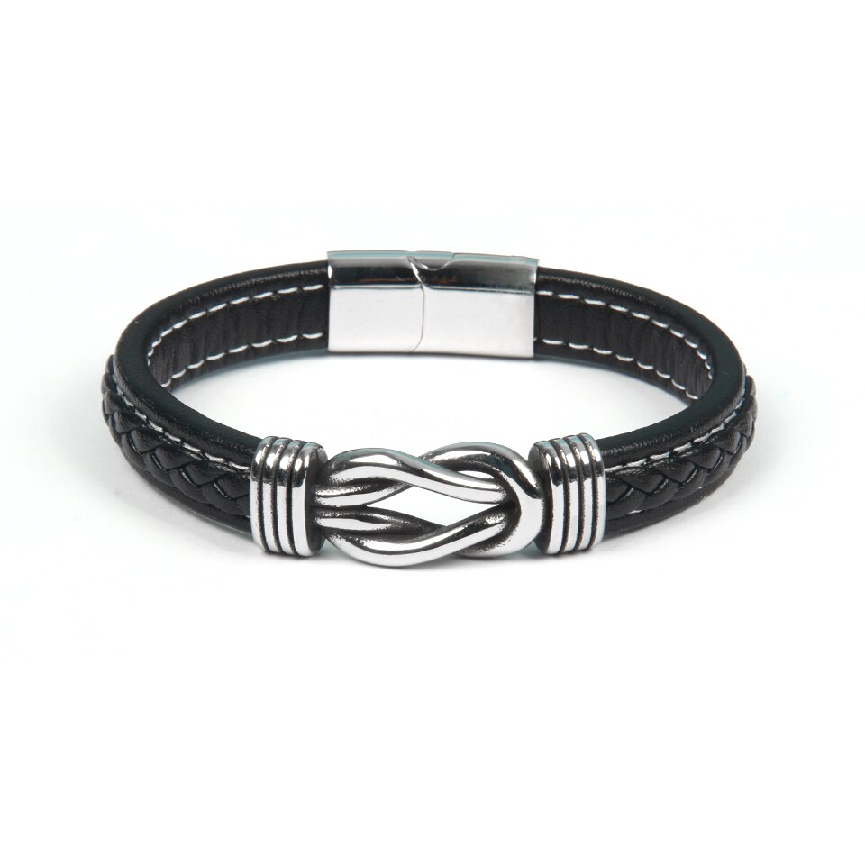 Infinity Armband | Lederen Knoop Armband