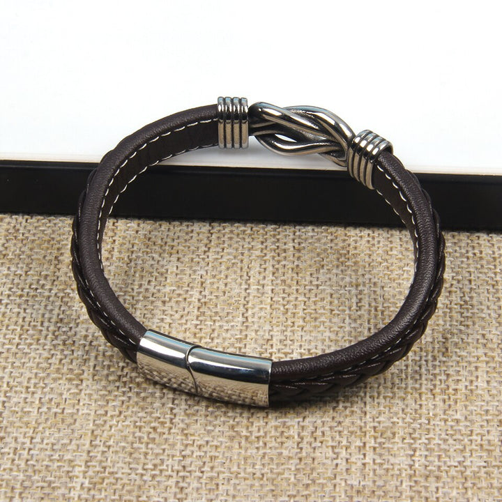 Infinity Armband | Lederen Knoop Armband