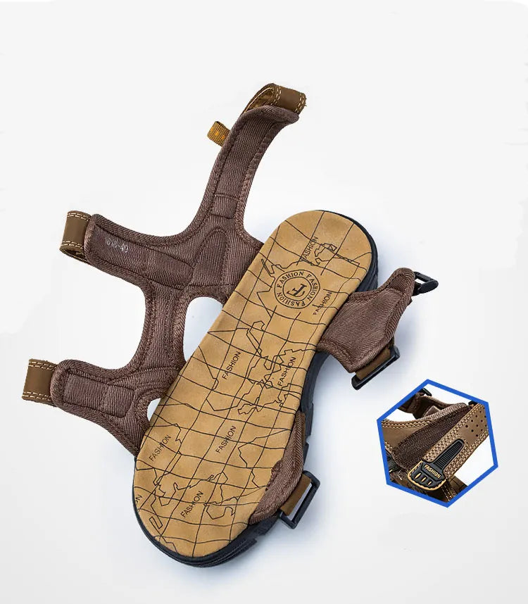 Luxe Leren Sandalen voor Heren