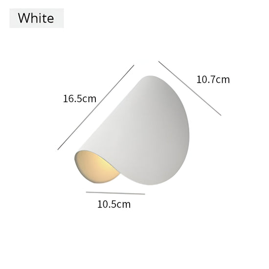 Twist Wandlamp - Draaibare Metalen Wandleuchte - Curve Wandverlichting