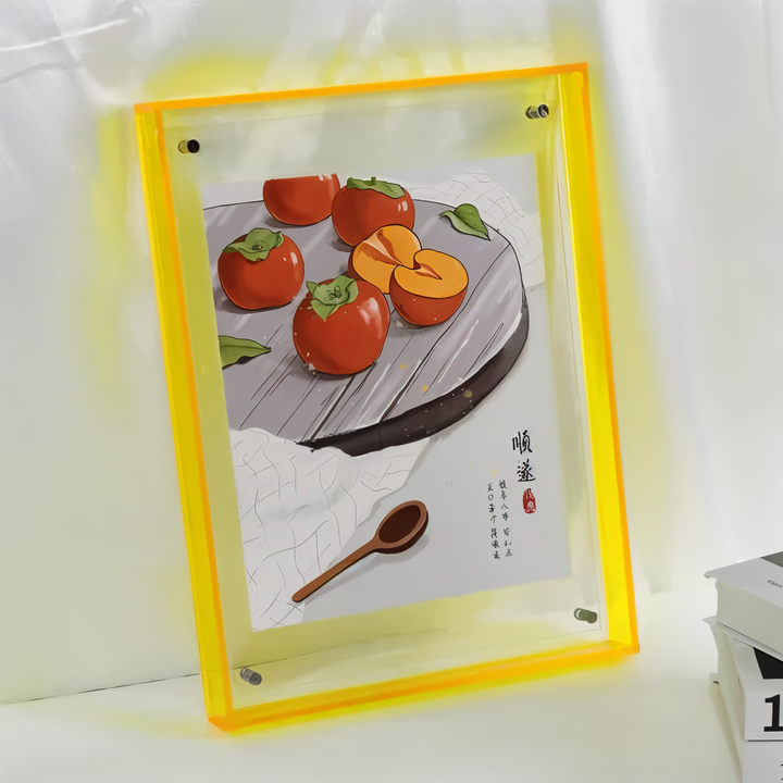 VividAcryl – Neon Acryl Fotolijsten in Jaren 80 Stijl