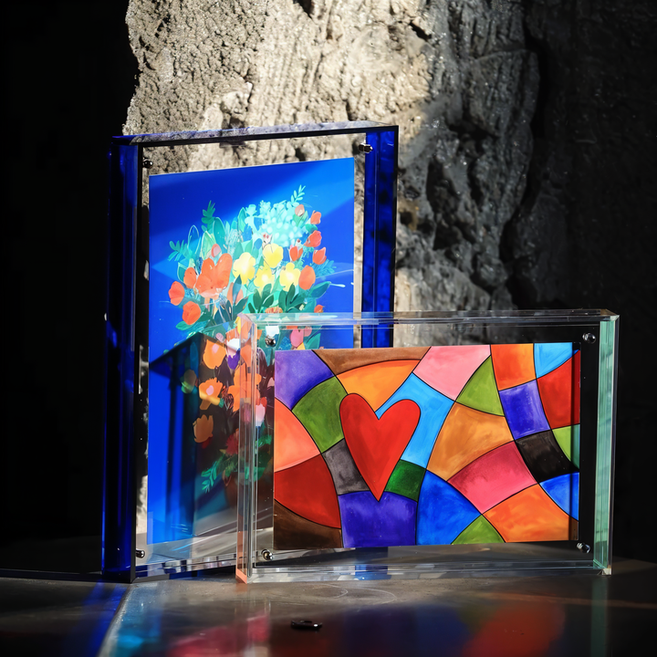 VividAcryl – Neon Acryl Fotolijsten in Jaren 80 Stijl