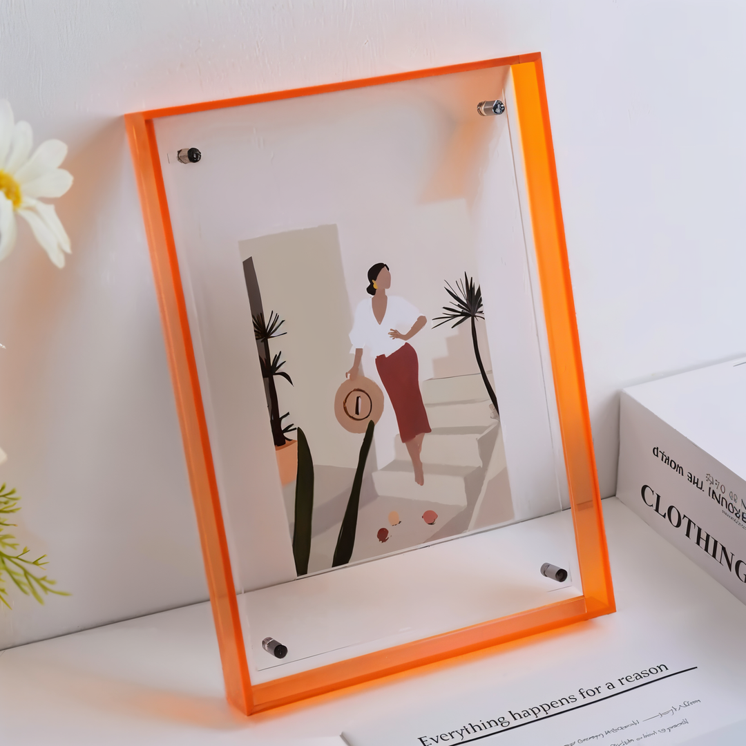 VividAcryl – Neon Acryl Fotolijsten in Jaren 80 Stijl