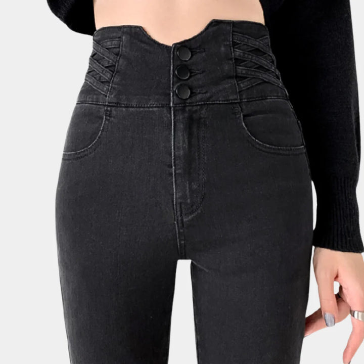 Slim Fit High Street Jeans voor Dames