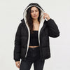 Dames Winterjas met Capuchon en Fleece Voering