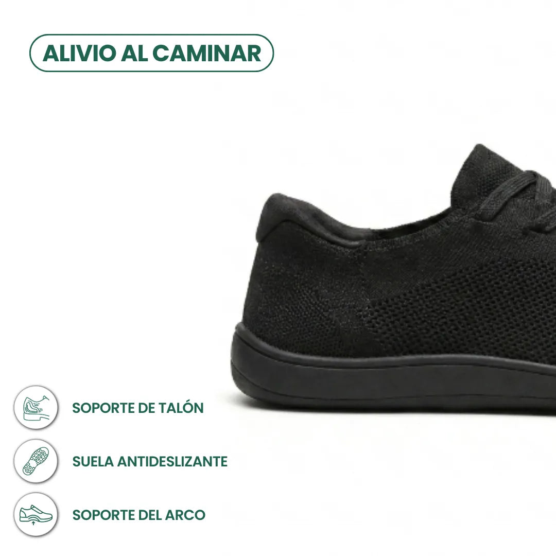 Unisex barefoot-sneaker met brede neusbox en ademend mesh