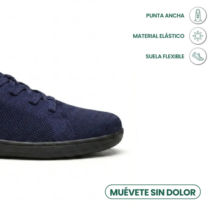 Unisex barefoot-sneaker met brede neusbox en ademend mesh