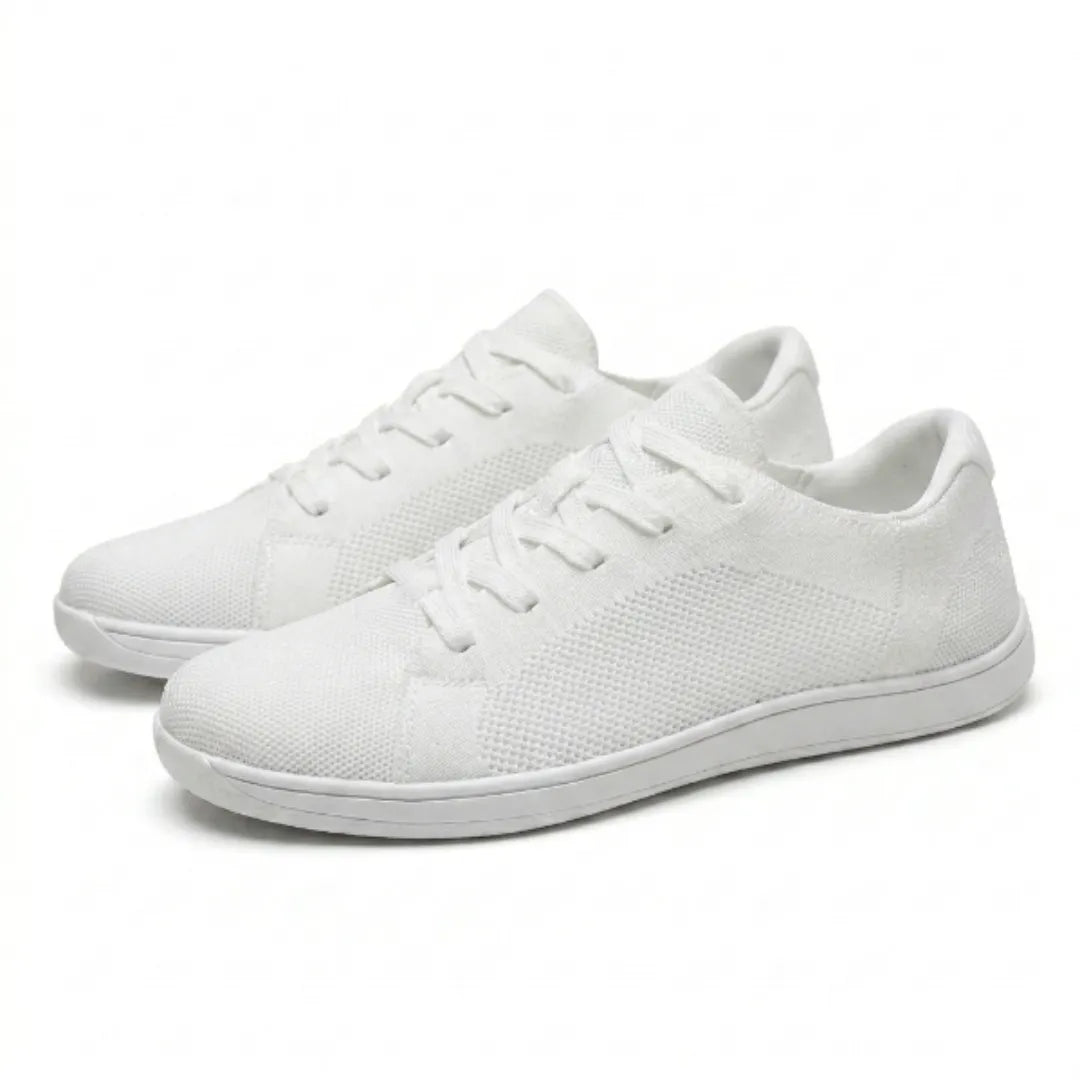 Unisex barefoot-sneaker met brede neusbox en ademend mesh