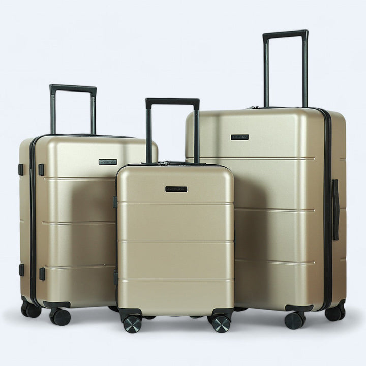 Harde koffers in 3 formaten, los of als 3-delige set