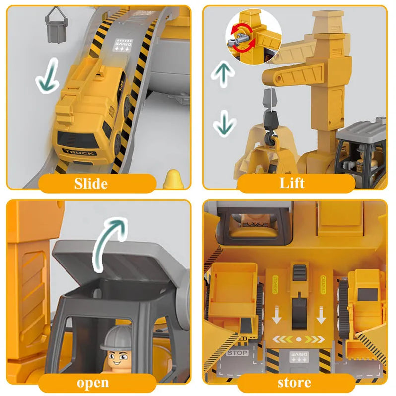 Constructo Speelset – Educatieve en Interactieve Bouwvoertuigen voor Kinderen