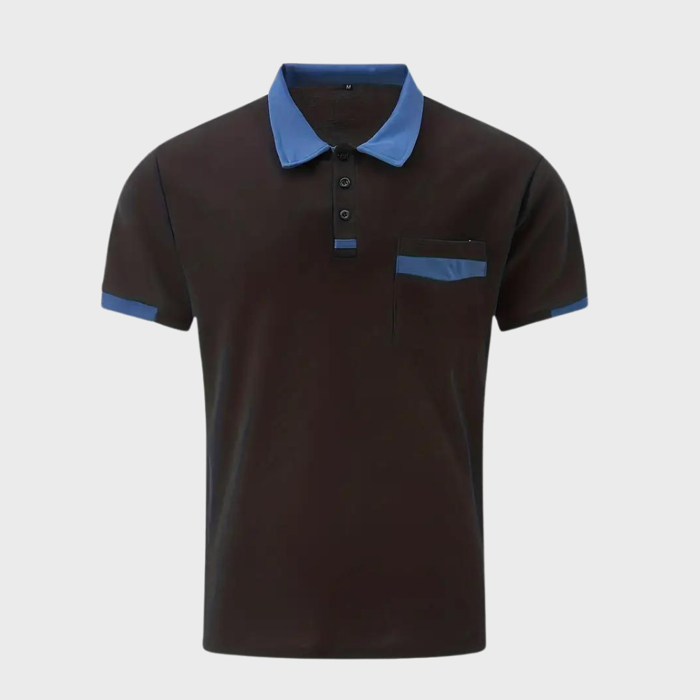 Klassiek heren poloshirt van ademend polyester - tijdloze stijl en comfort