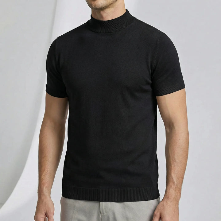 T-shirt met korte mouwen en col - Riccardo