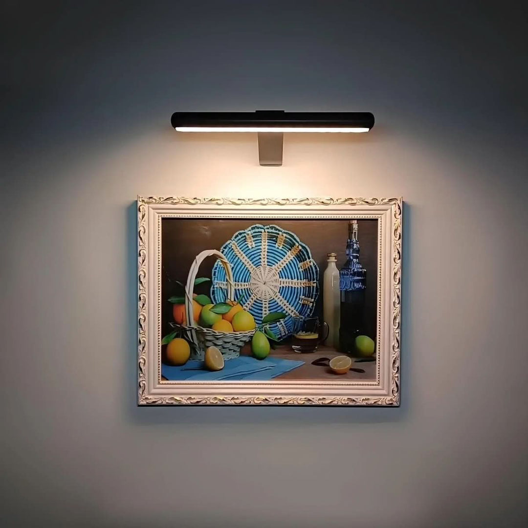 LED Wandlamp | Dimbare Kunstverlichting | Oplaadbaar Design in Metaal | ArtGlow