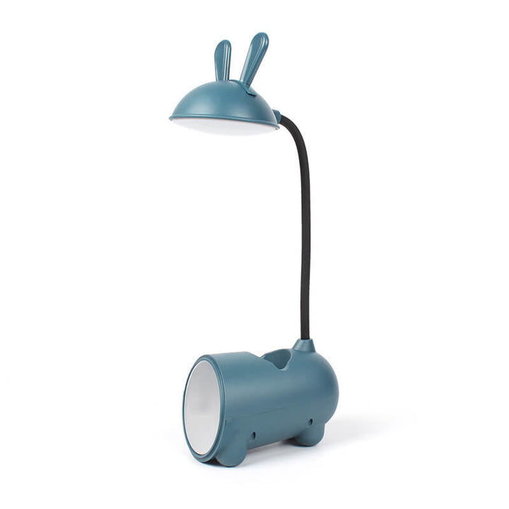 Konijn-LED-bureaulamp met pennenhouder – aanraakbediening & USB-opladen voor meisjes