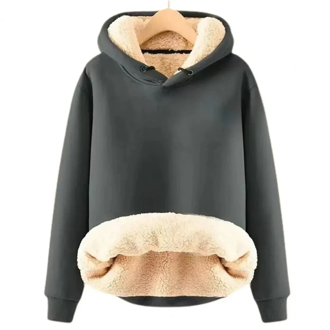Dames Hoodie met Fleecevoering