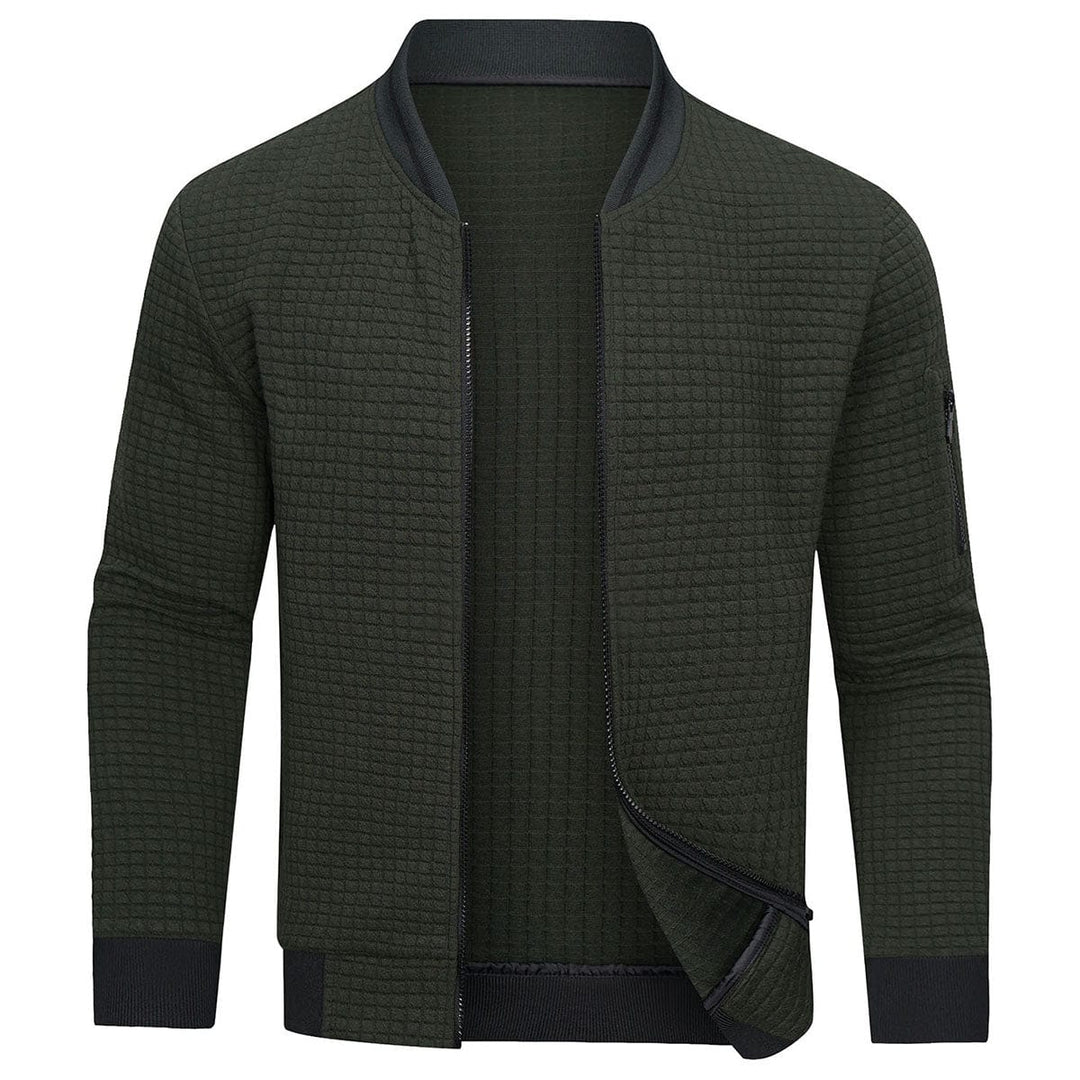 Comfortabele en warme Heren Trui met Rits