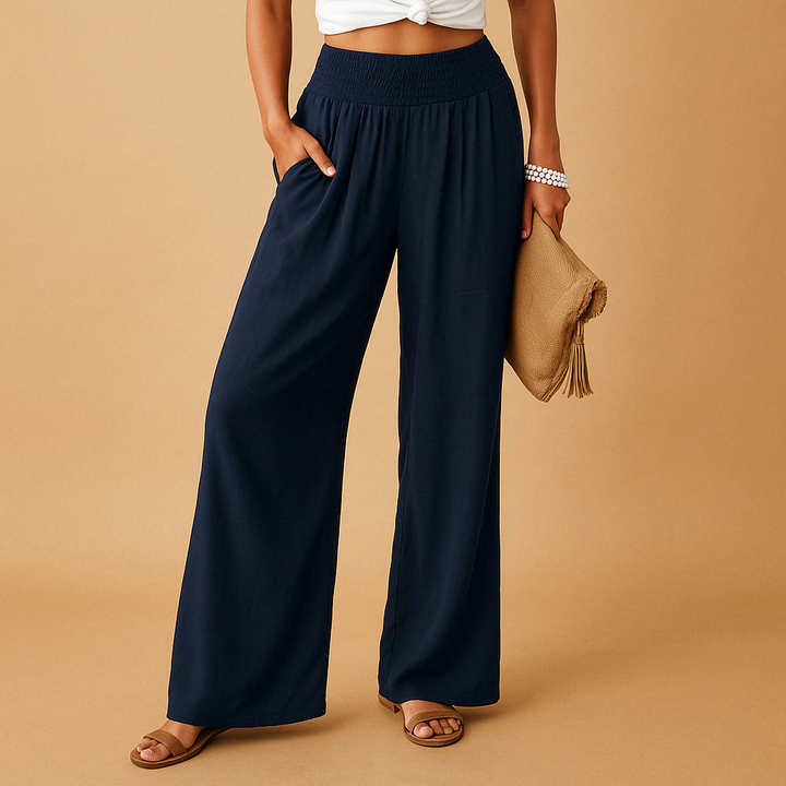 Ella™ Dames Elegante Linnen Broek