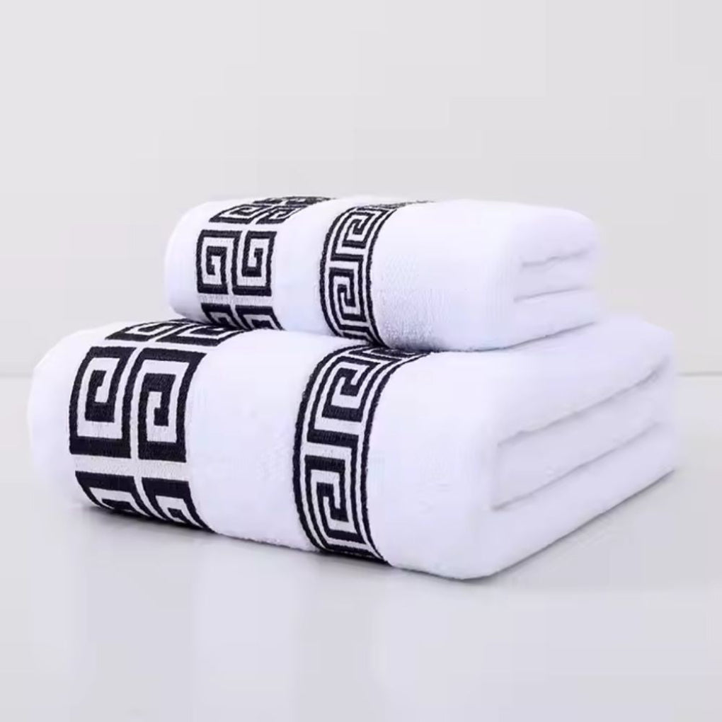 Premium katoenen handdoekenset, 2 stuks