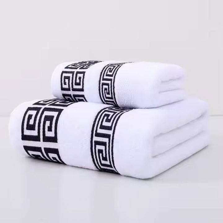 Premium katoenen handdoekenset, 2 stuks