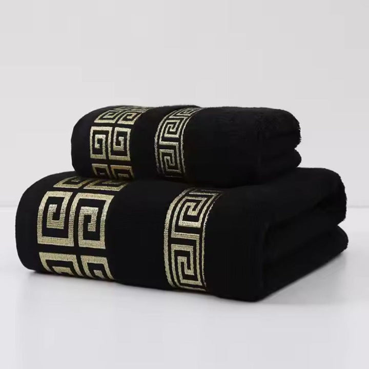Premium katoenen handdoekenset, 2 stuks