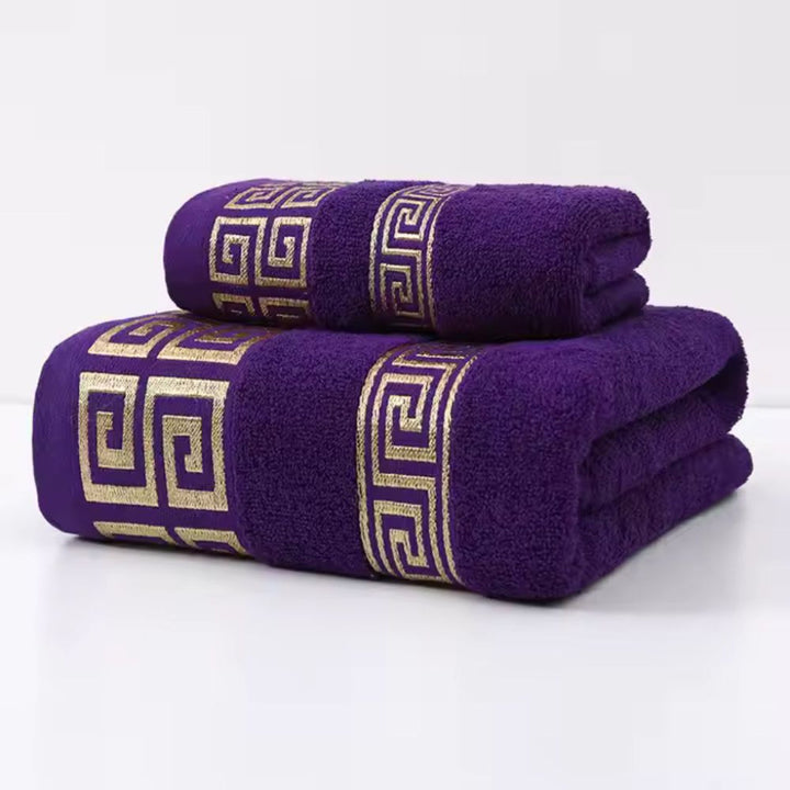 Premium katoenen handdoekenset, 2 stuks