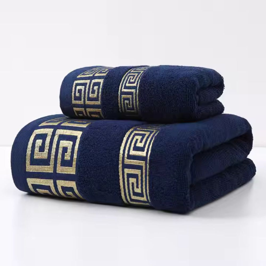 Premium katoenen handdoekenset, 2 stuks