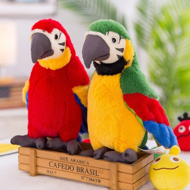 De Kletsende Papegaai Knuffel - Squawkie