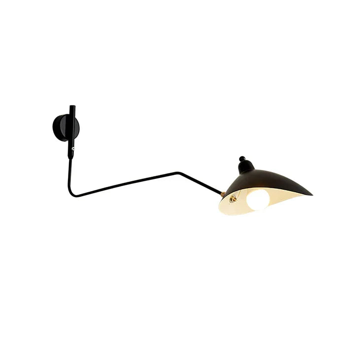 Verstelbare Wandlamp met Dubbele Arm voor Lees- en Accentverlichting