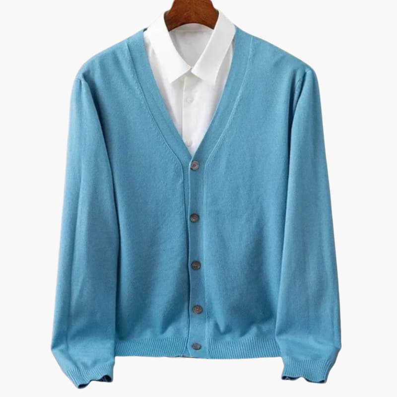 Heren V hals KnopenVoorkant Cardigan
